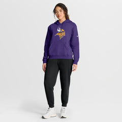 Minnesota Vikings Women's Club Fleece Hoodie Purple
