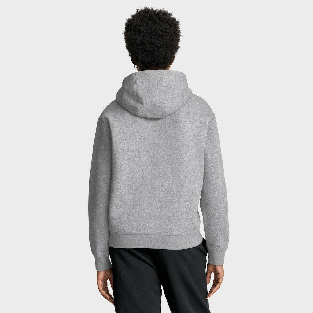 New York Giants Women's Club Fleece Hoodie Heather Gray