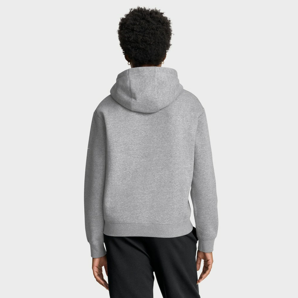 New York Giants Women's Club Fleece Hoodie Heather Gray