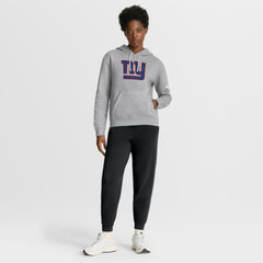 New York Giants Women's Club Fleece Hoodie Heather Gray