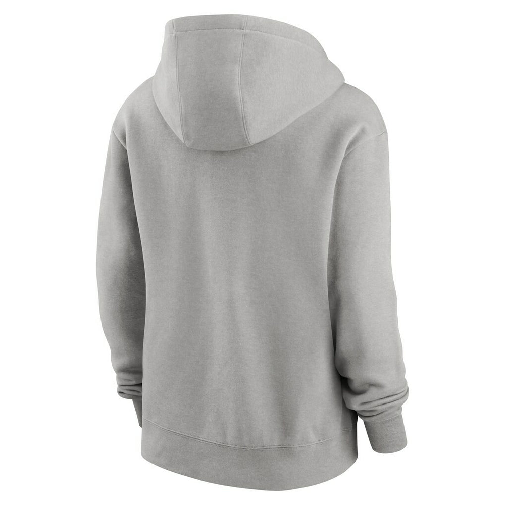 New York Giants Women's Club Fleece Hoodie Heather Gray