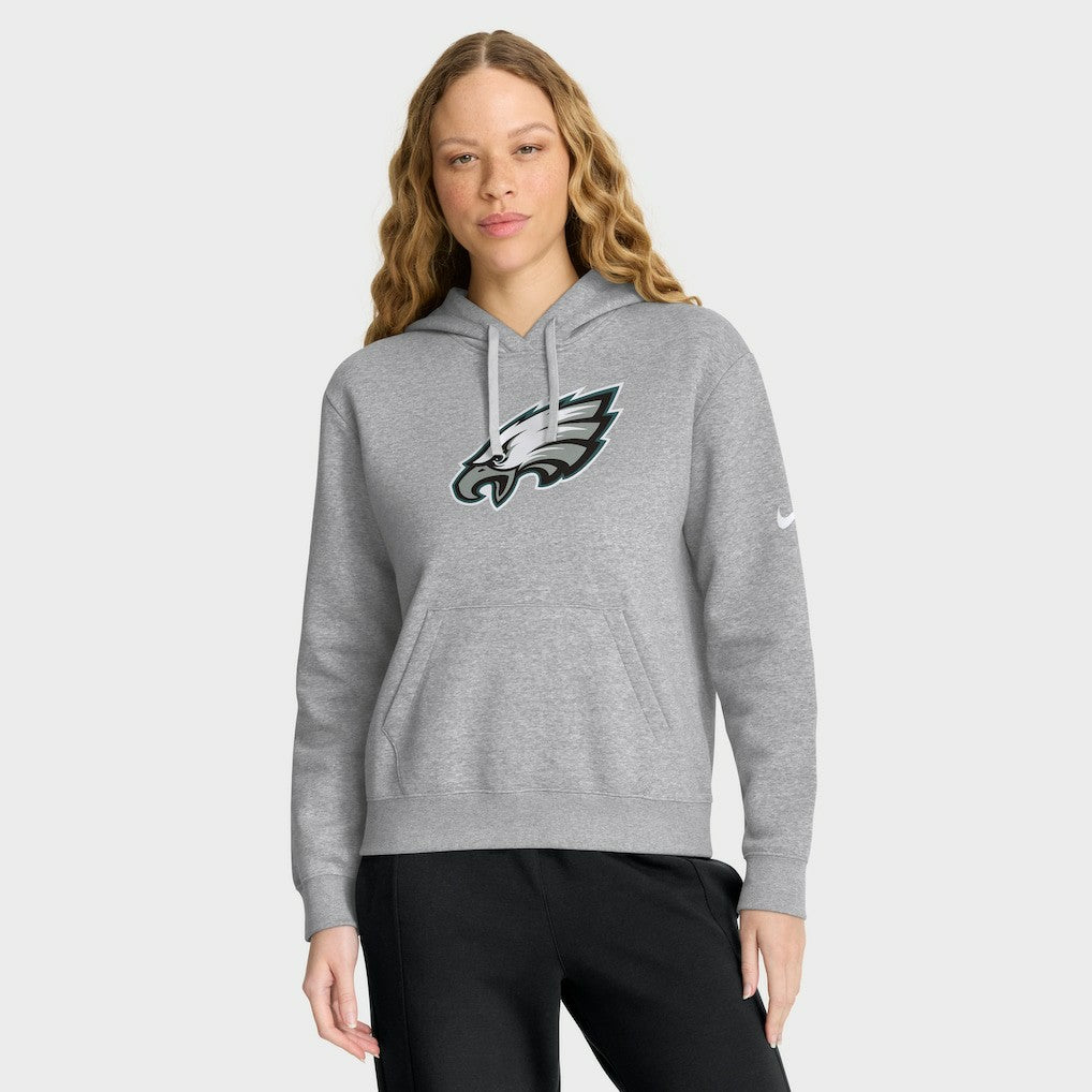 Philadelphia Eagles Women's Club Fleece Hoodie Heather Gray