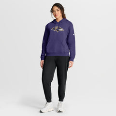 Baltimore Ravens Women's Club Fleece Hoodie Purple