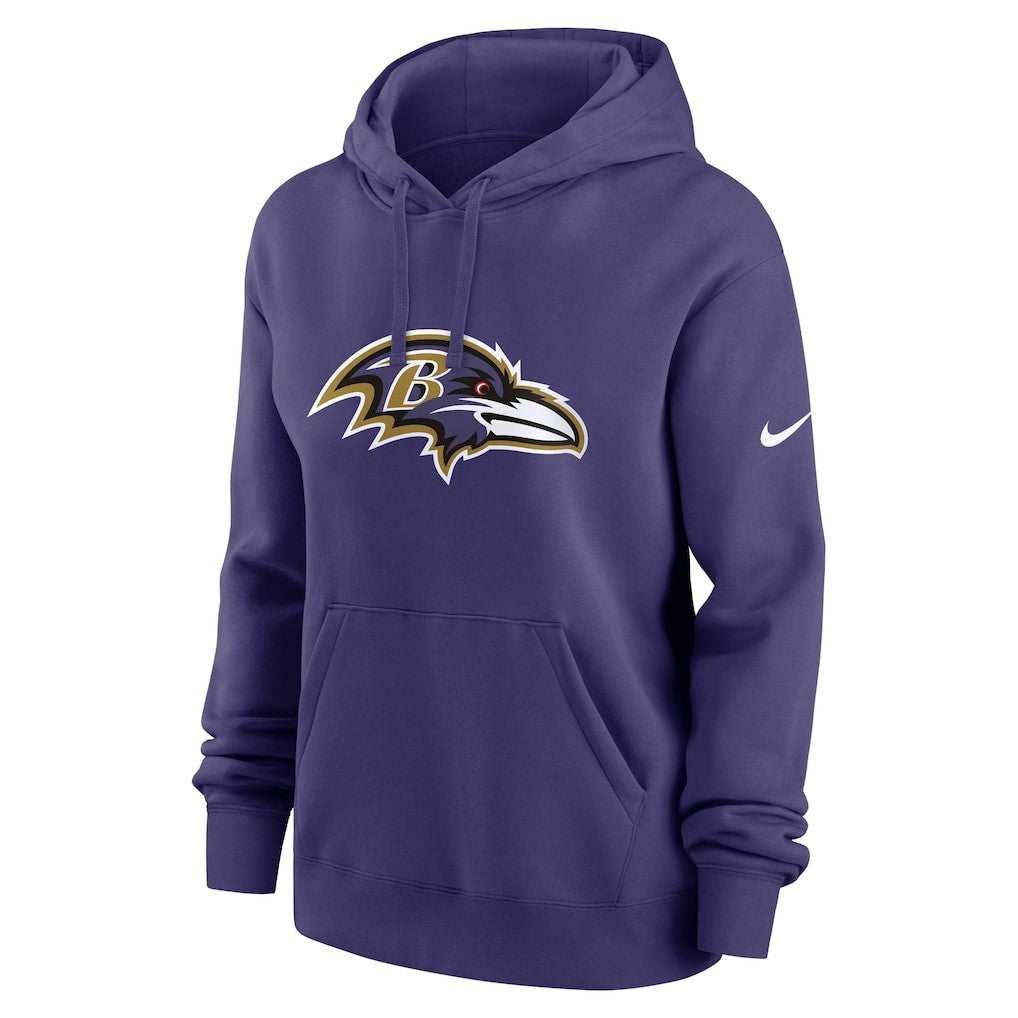 Baltimore Ravens Women's Club Fleece Hoodie Purple