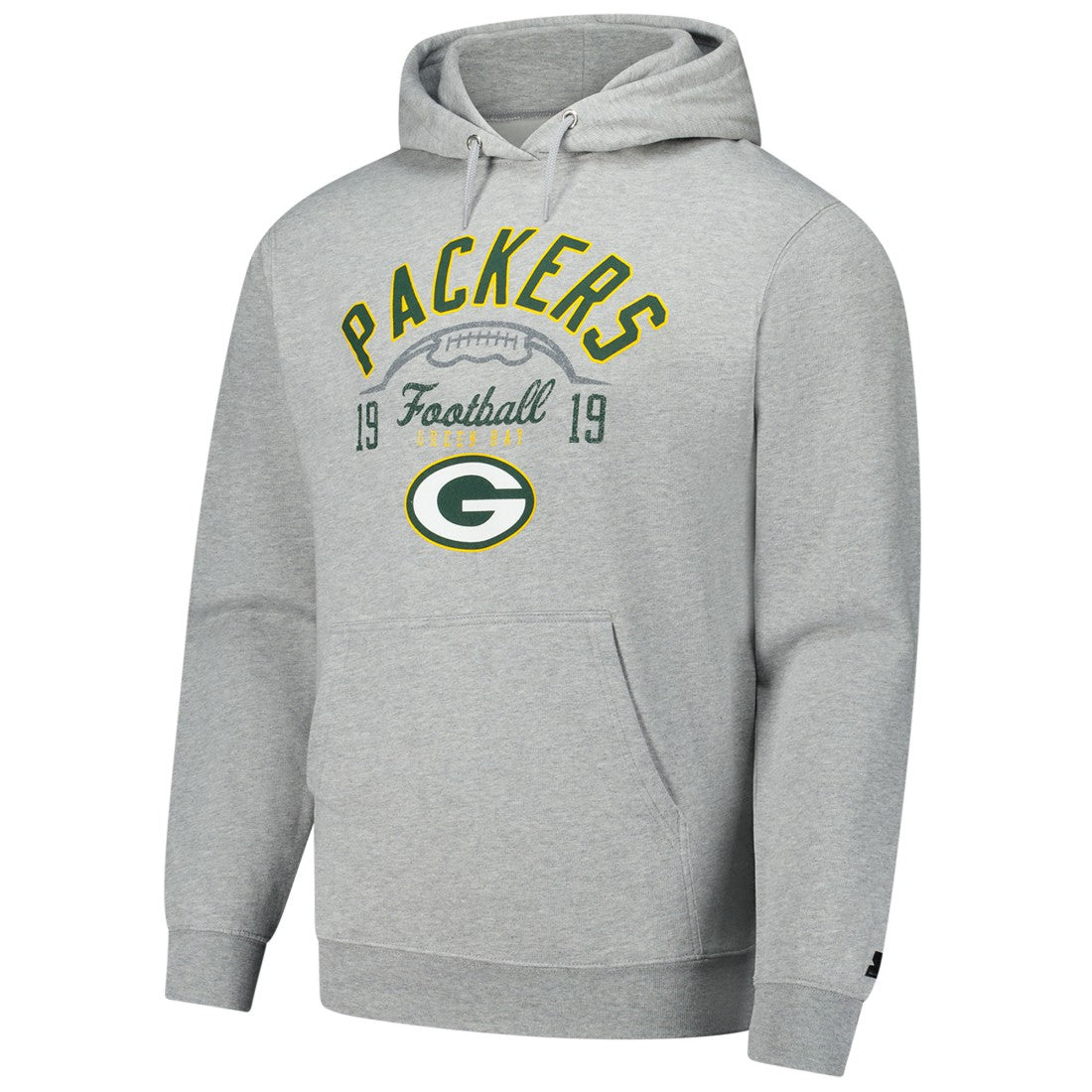 Green Bay Packers Starter Pullover Hoodie Heather Gray