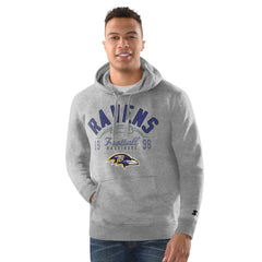 Baltimore Ravens Starter Pullover Hoodie Gray