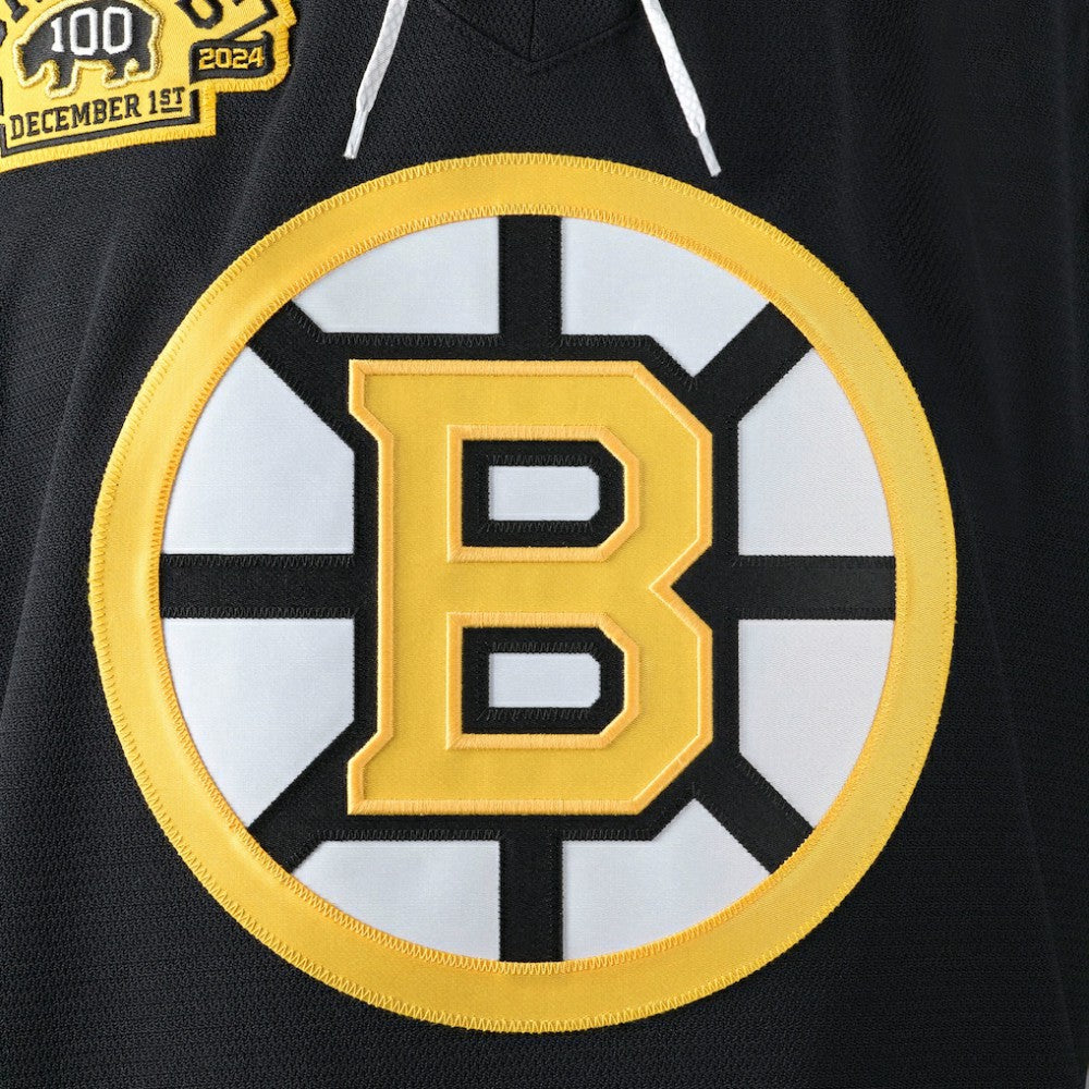 NHL Boston Bruins Fanatics 100th Anniversary Authentic Pro Jersey - Black
