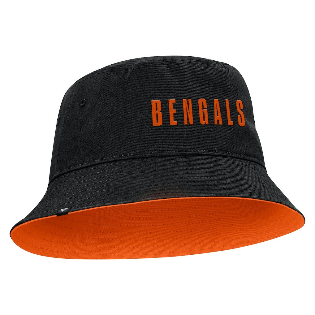 Cincinnati Bengals Strong Side Bucket Hat Black