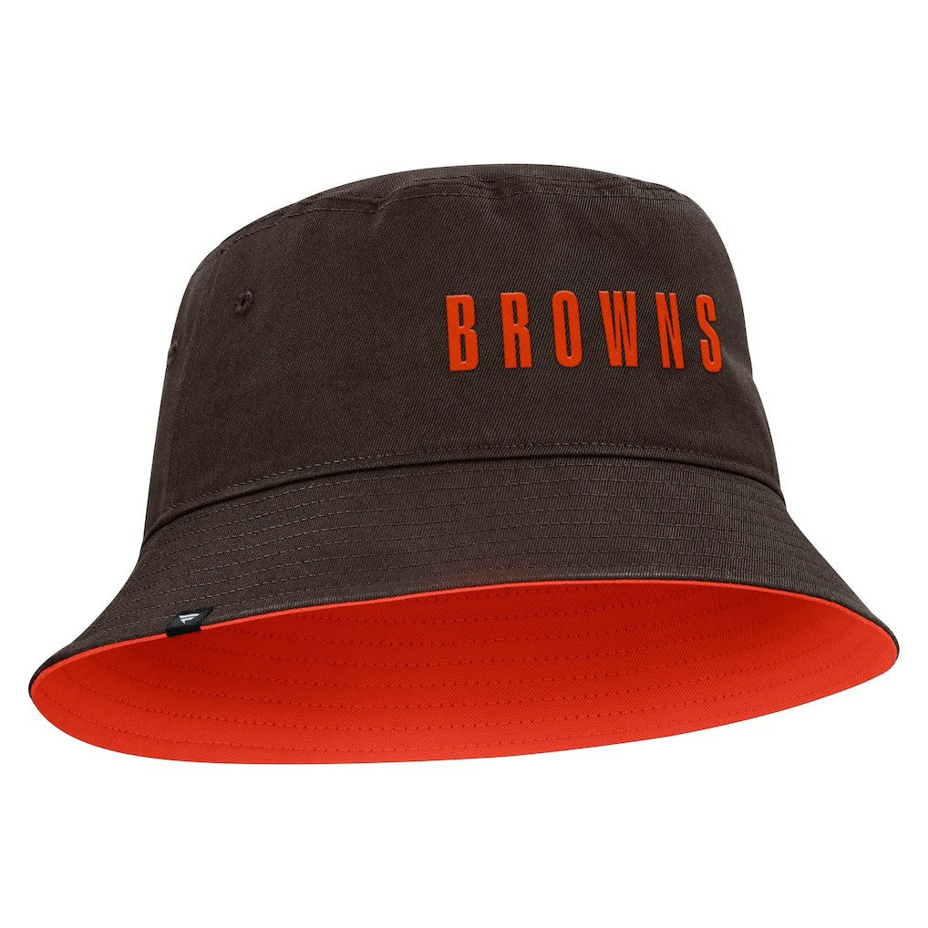 Cleveland Browns Strong Side Bucket Hat Brown