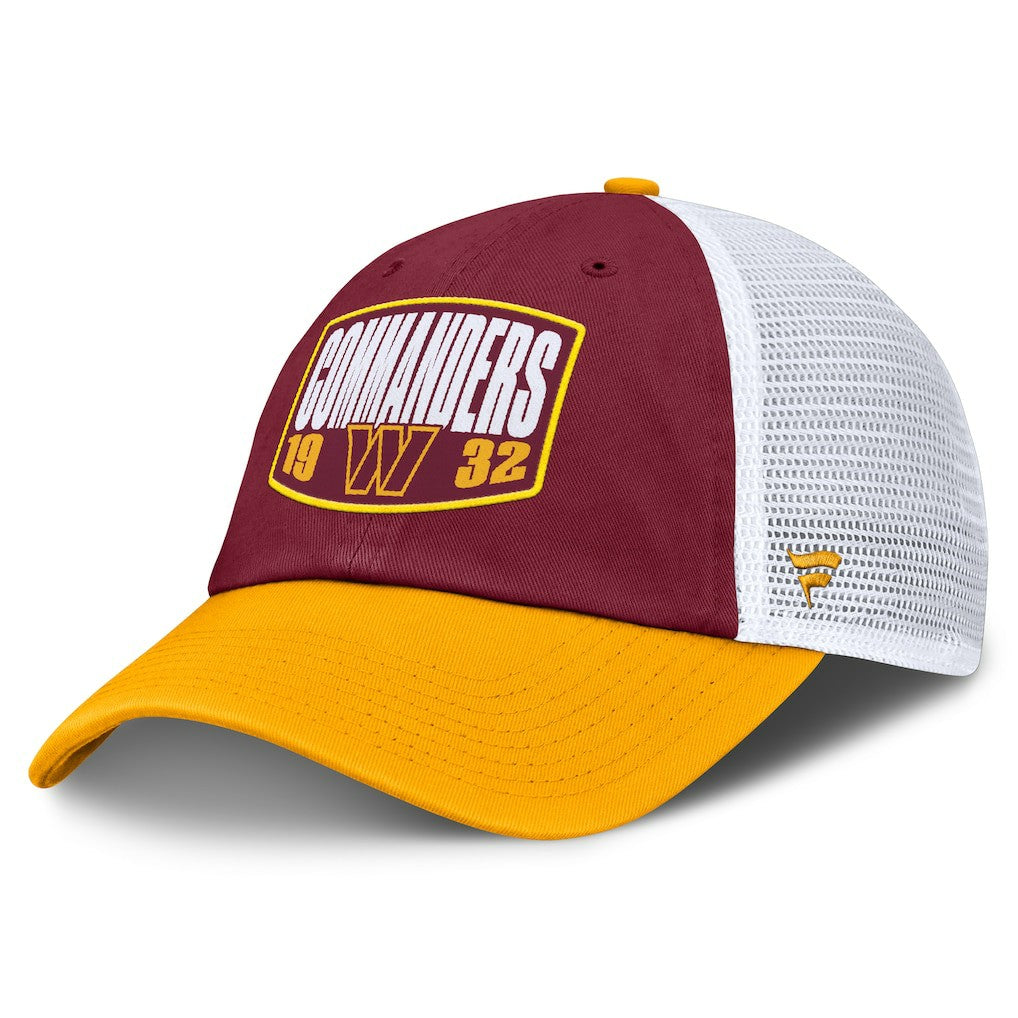 Washington Commanders Franchise Trucker Adjustable Hat Burgundy/Gold