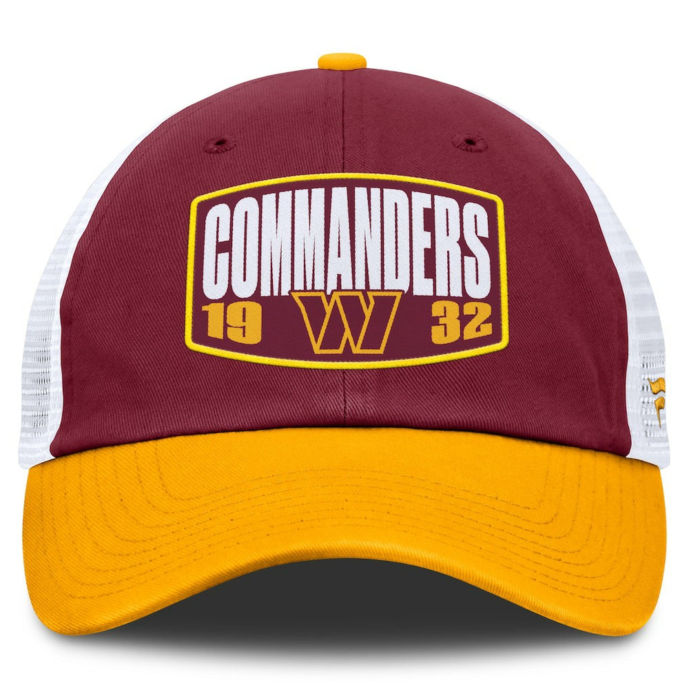 Washington Commanders Franchise Trucker Adjustable Hat Burgundy/Gold