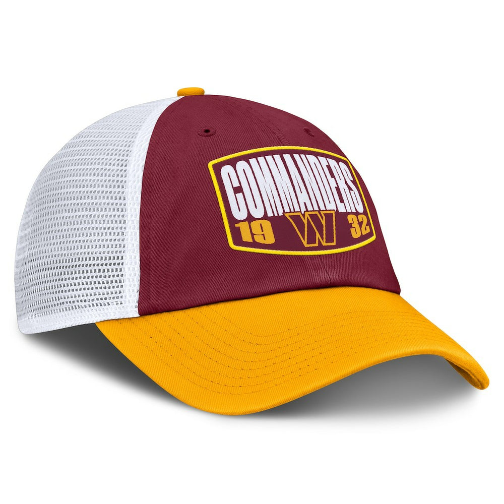 Washington Commanders Franchise Trucker Adjustable Hat Burgundy/Gold