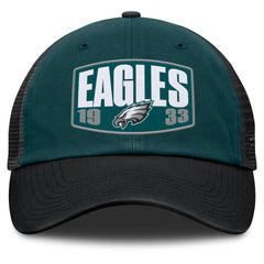 Philadelphia Eagles Franchise Trucker Adjustable Hat Midnight Green/Black