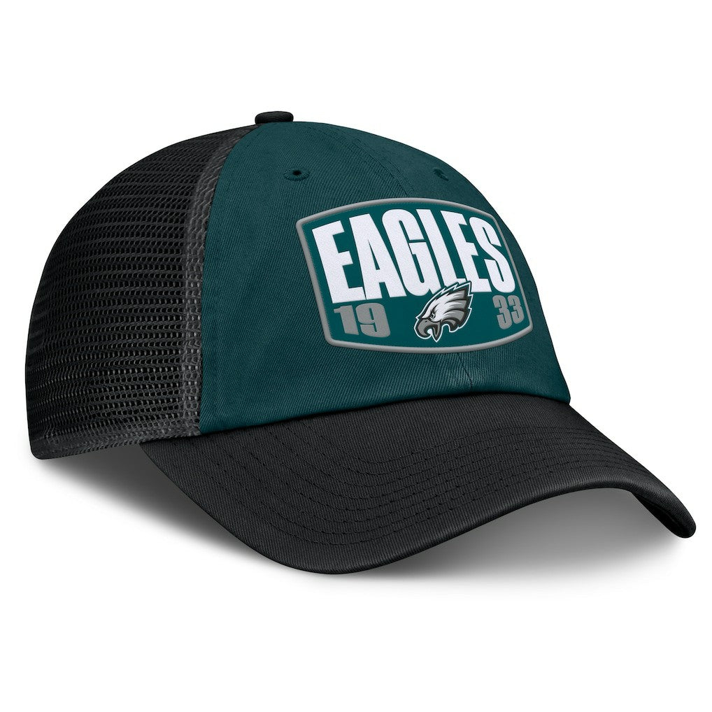 Philadelphia Eagles Franchise Trucker Adjustable Hat Midnight Green/Black