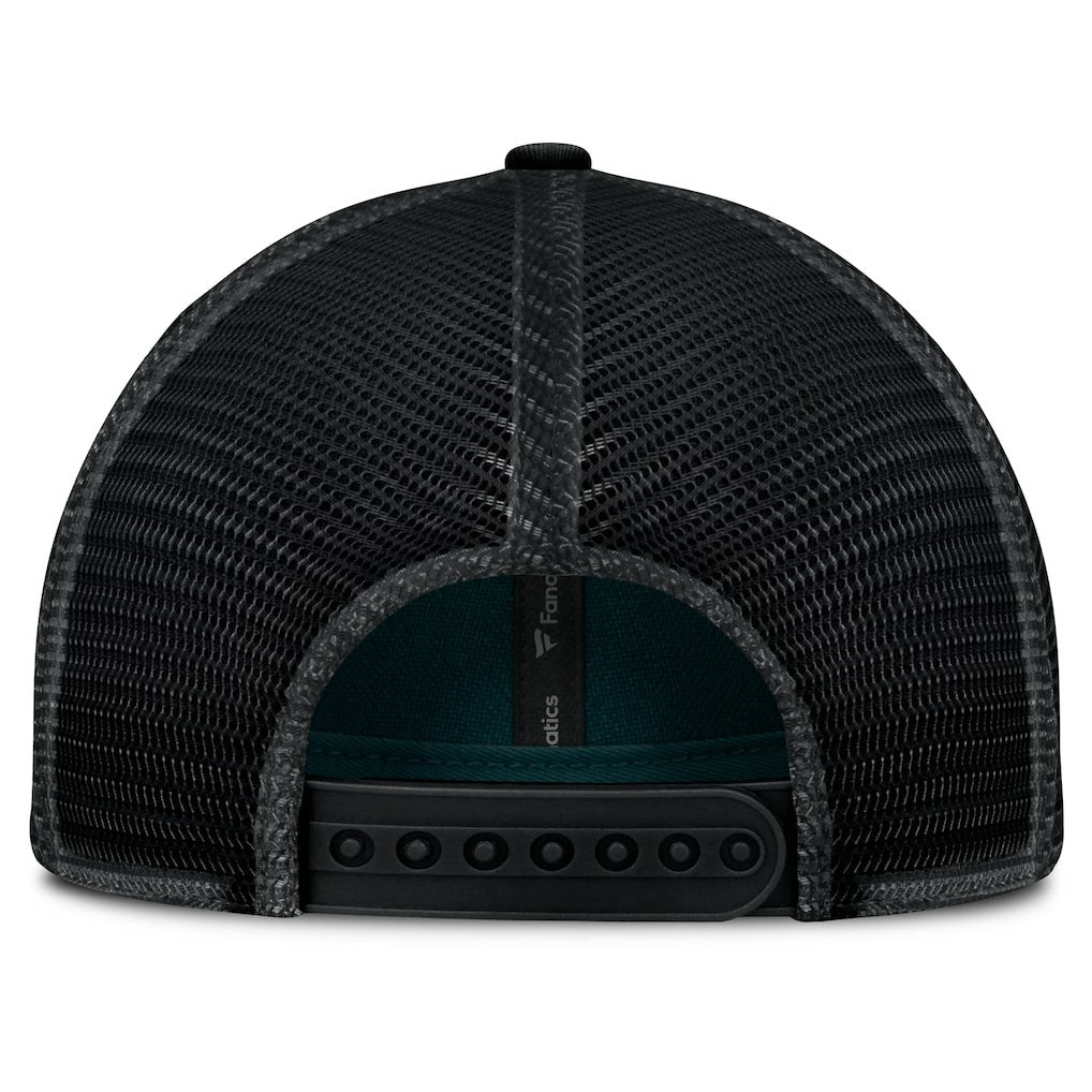 Philadelphia Eagles Franchise Trucker Adjustable Hat Midnight Green/Black