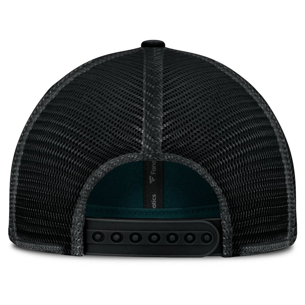 Philadelphia Eagles Franchise Trucker Adjustable Hat Midnight Green/Black