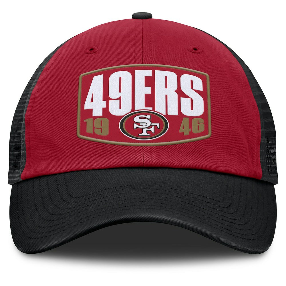 San Francisco 49ers Franchise Trucker Adjustable Hat Scarlet/Black