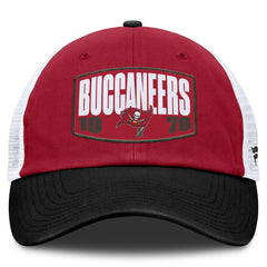 Tampa Bay Buccaneers Franchise Trucker Adjustable Hat Red/Pewter