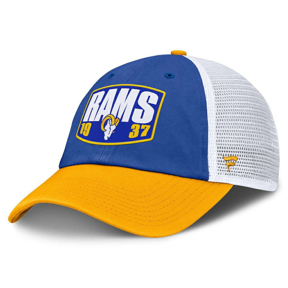 Los Angeles Rams Franchise Trucker Adjustable Hat Royal/Gold