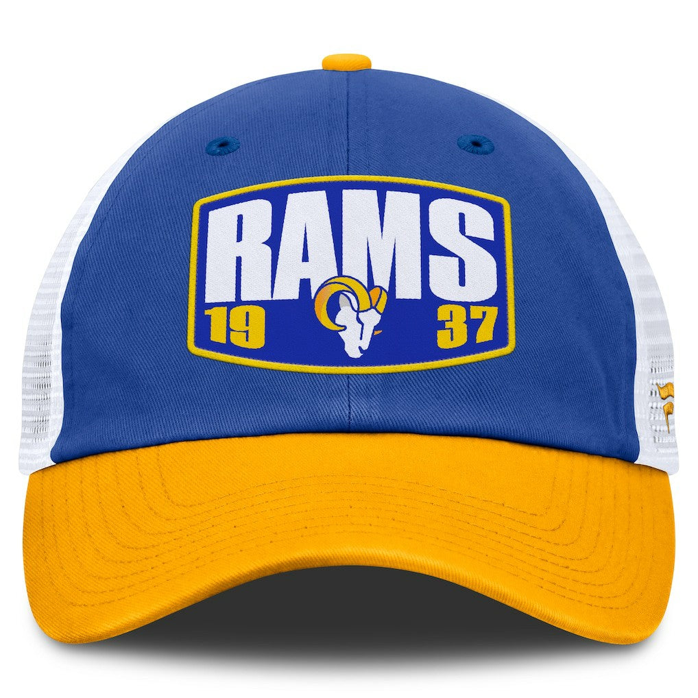 Los Angeles Rams Franchise Trucker Adjustable Hat Royal/Gold