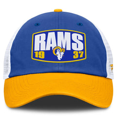 Los Angeles Rams Franchise Trucker Adjustable Hat Royal/Gold