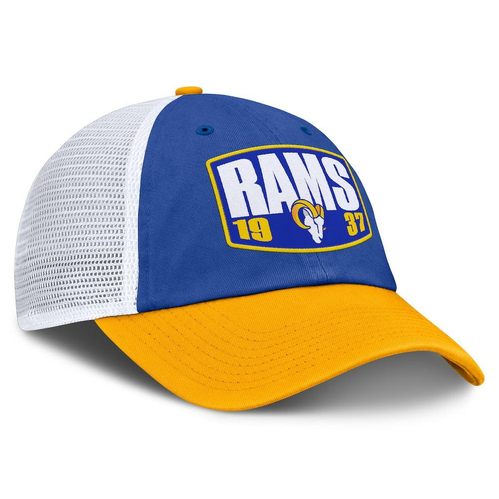 Los Angeles Rams Franchise Trucker Adjustable Hat Royal/Gold