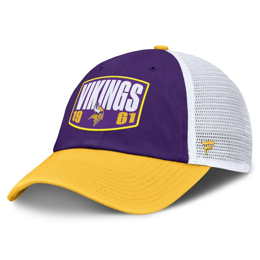 Minnesota Vikings Franchise Trucker Adjustable Hat Purple/Gold