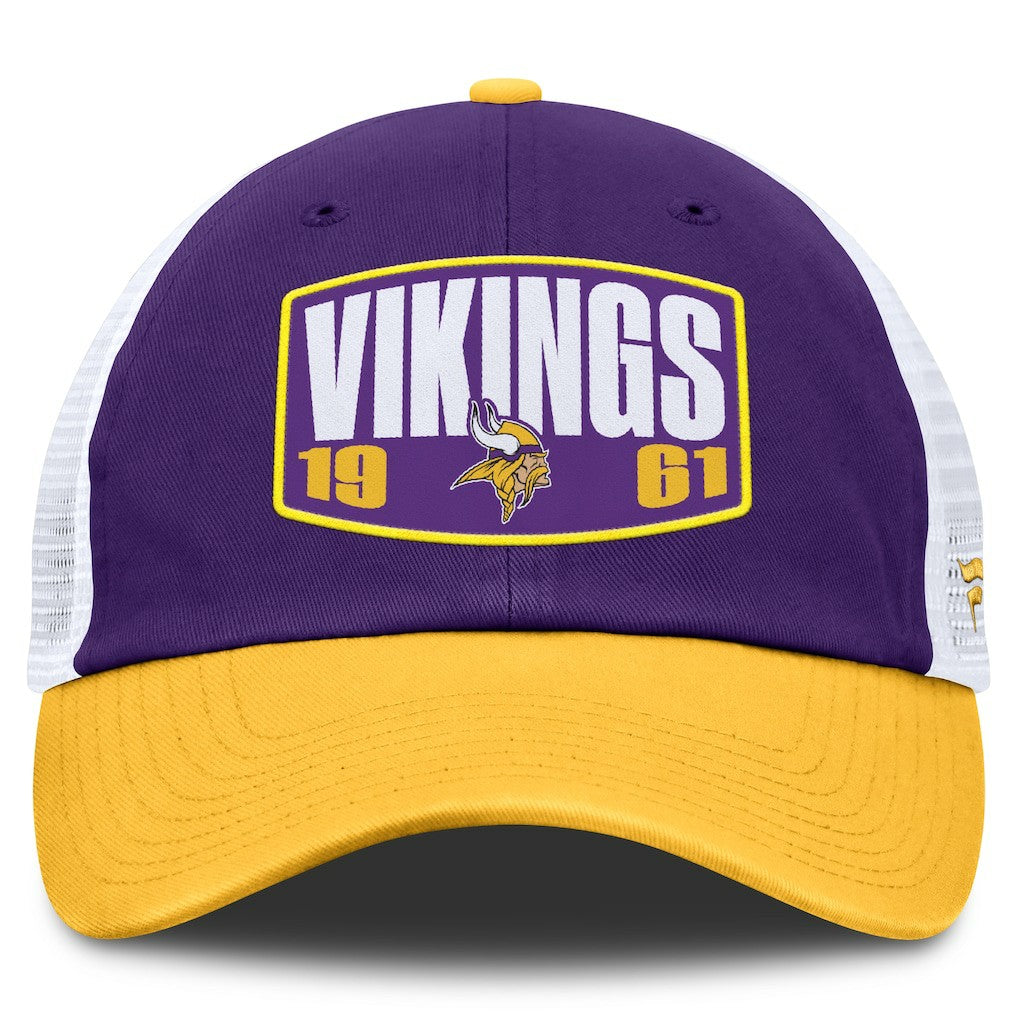 Minnesota Vikings Franchise Trucker Adjustable Hat Purple/Gold