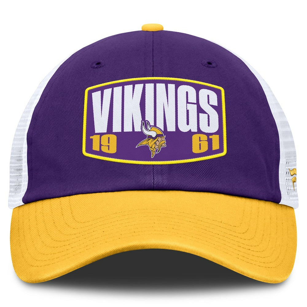 Minnesota Vikings Franchise Trucker Adjustable Hat Purple/Gold