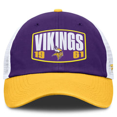Minnesota Vikings Franchise Trucker Adjustable Hat Purple/Gold