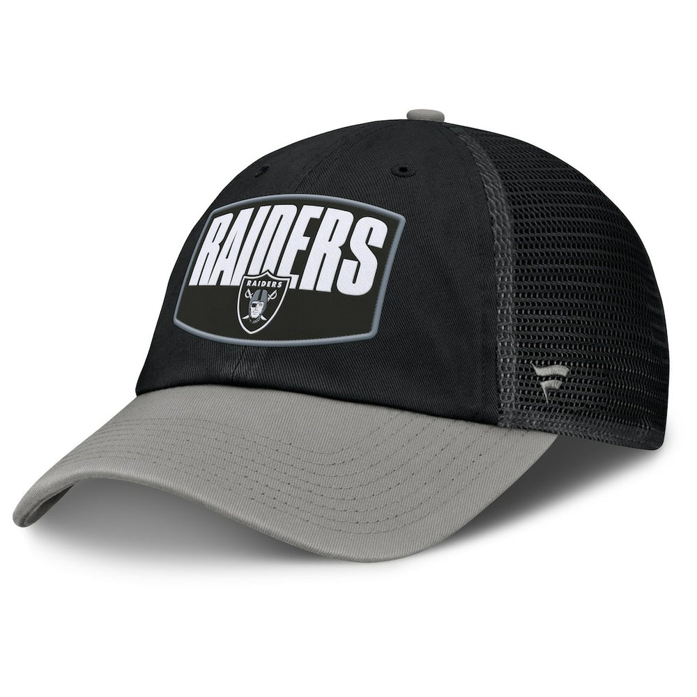 Las Vegas Raiders Franchise Trucker Adjustable Hat Black/Gray