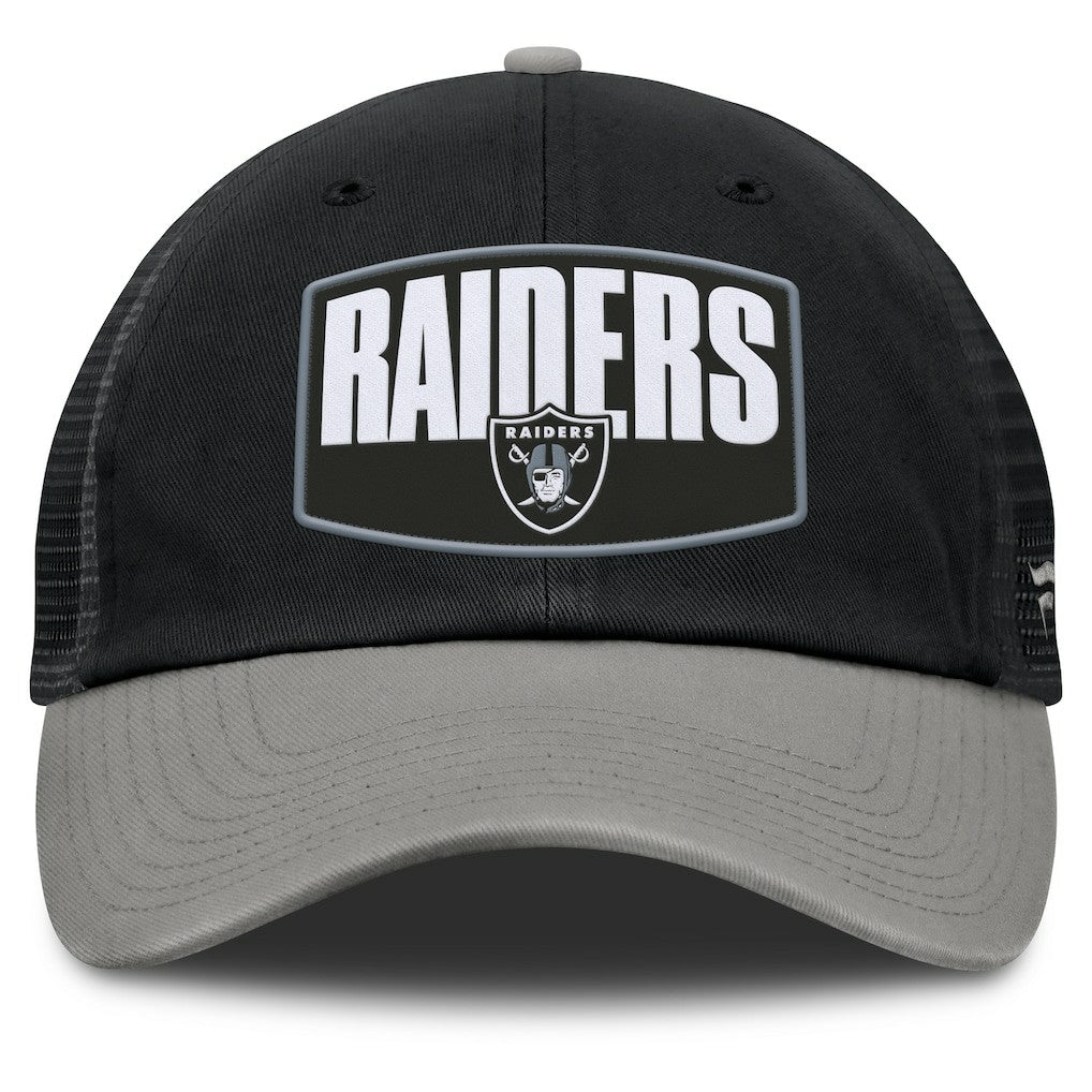 Las Vegas Raiders Franchise Trucker Adjustable Hat Black/Gray