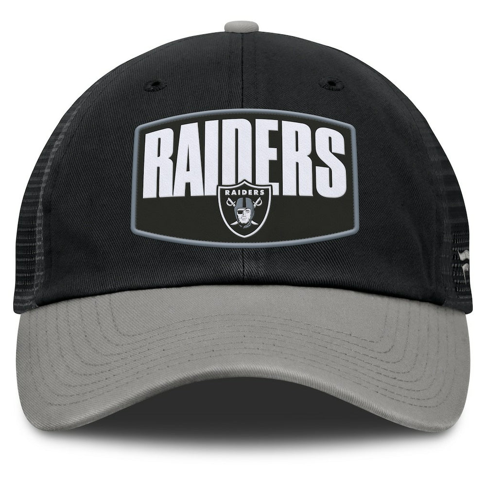Las Vegas Raiders Franchise Trucker Adjustable Hat Black/Gray