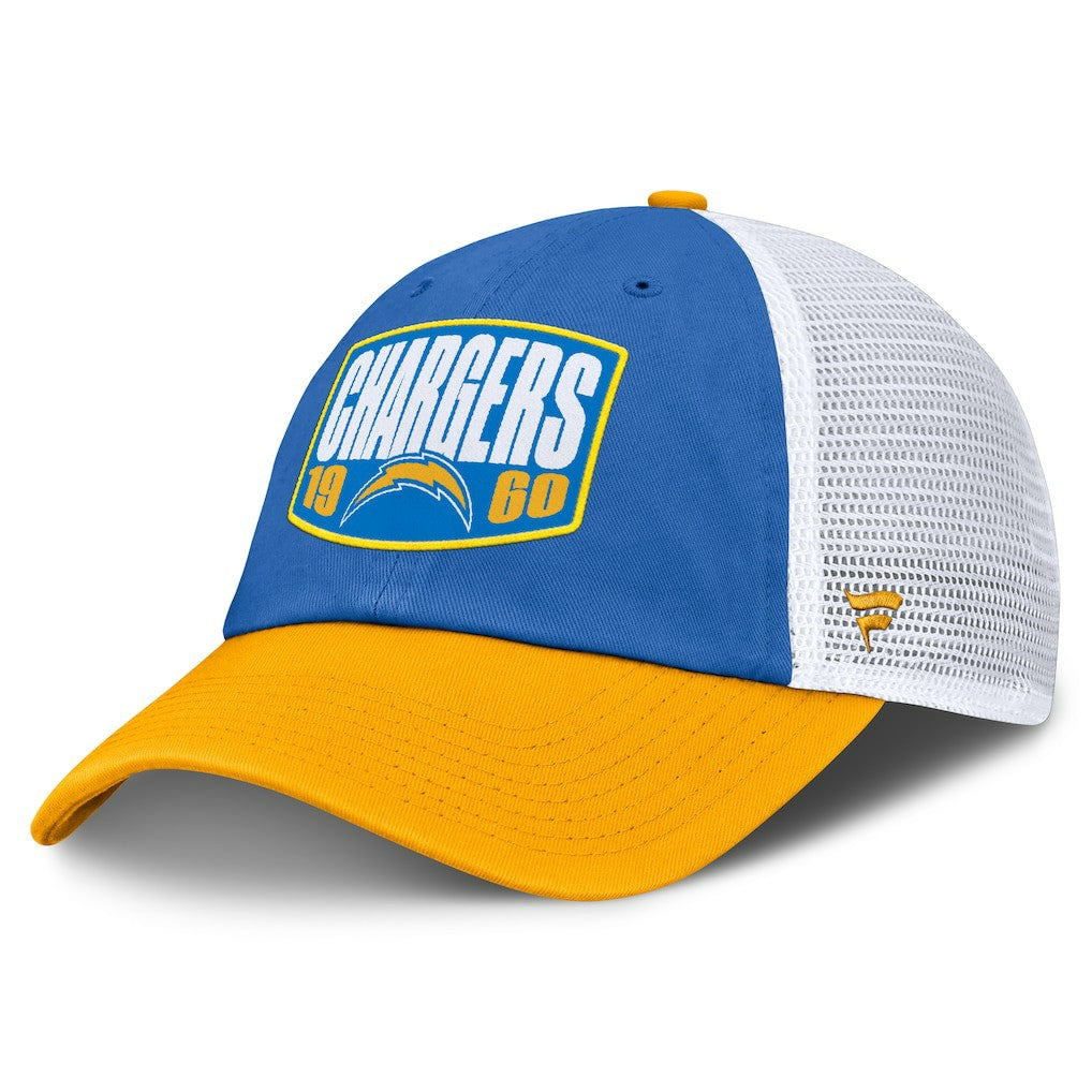 Los Angeles Chargers Franchise Trucker Adjustable Hat Powder Blue/Gold