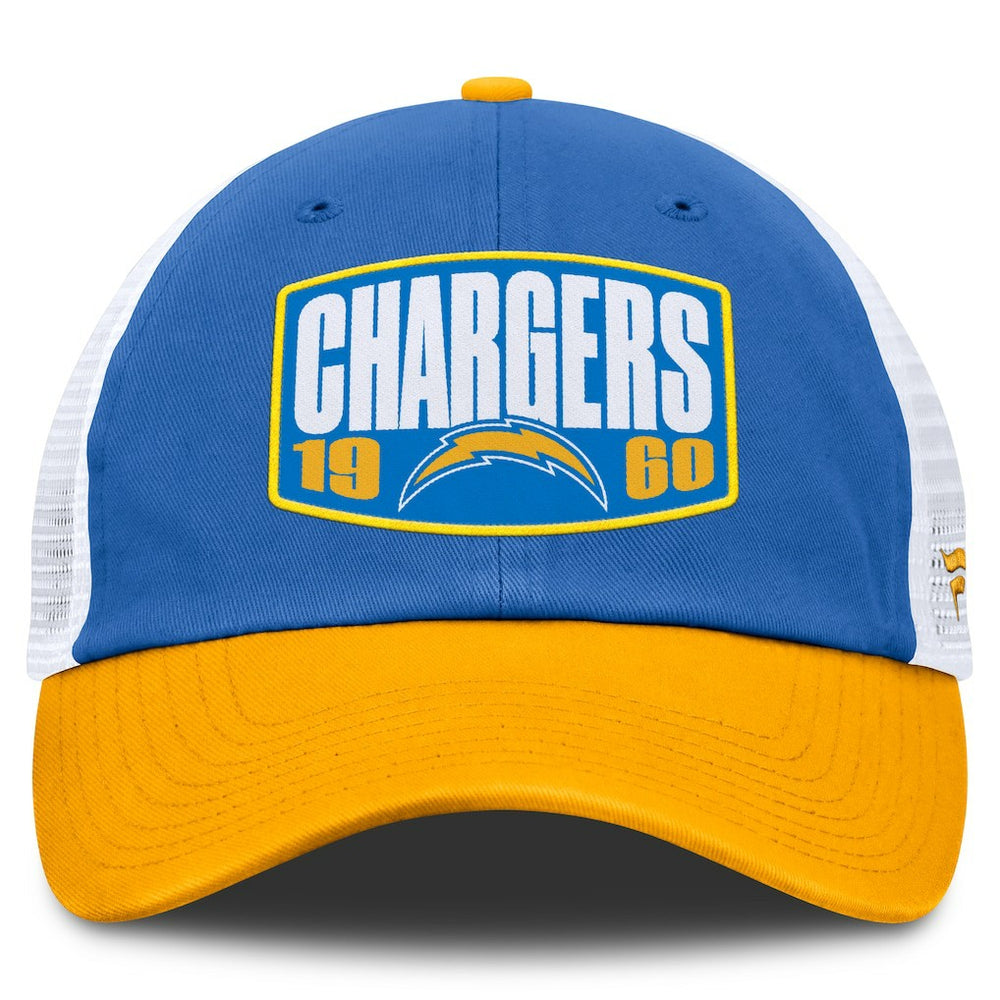 Los Angeles Chargers Franchise Trucker Adjustable Hat Powder Blue/Gold