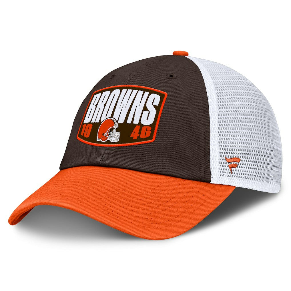 Cleveland Browns Franchise Trucker Adjustable Hat Brown/Orange