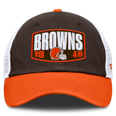 Cleveland Browns Franchise Trucker Adjustable Hat Brown/Orange