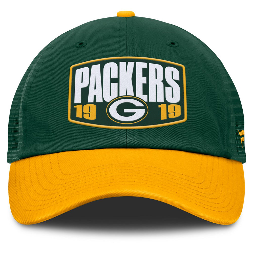 Green Bay Packers Franchise Trucker Adjustable Hat Green/Gold