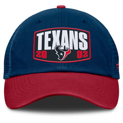 Houston Texans Franchise Trucker Adjustable Hat Navy/Red