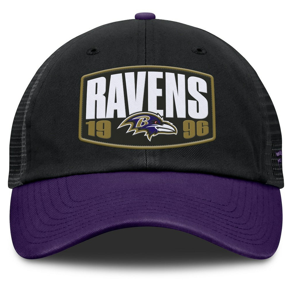 Baltimore Ravens Franchise Trucker Adjustable Hat Black/Purple