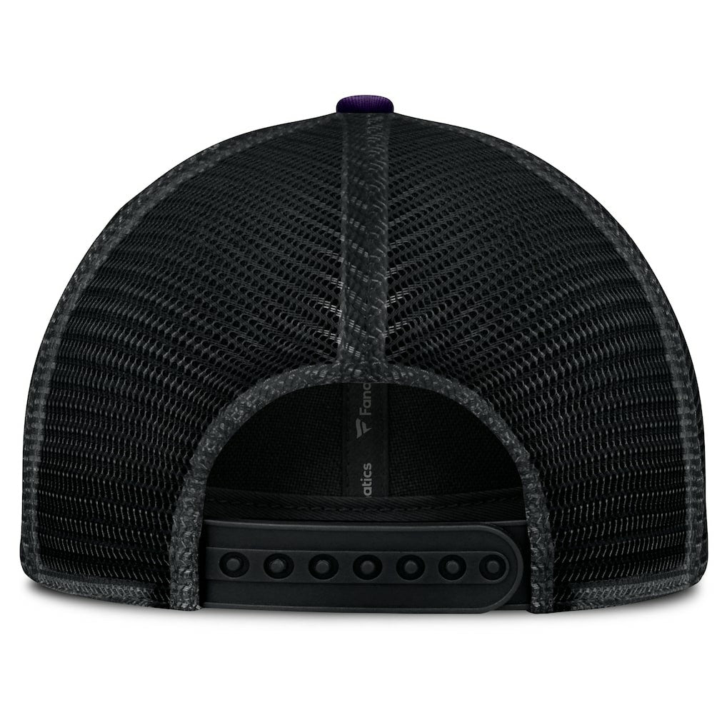 Baltimore Ravens Franchise Trucker Adjustable Hat Black/Purple