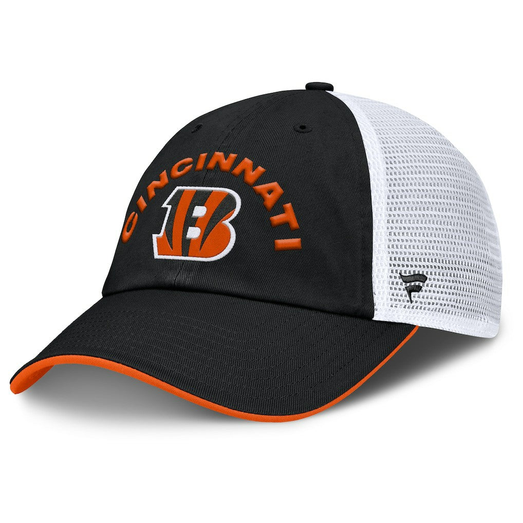 Cincinnati Bengals Reverse Trucker Adjustable Hat Black/White