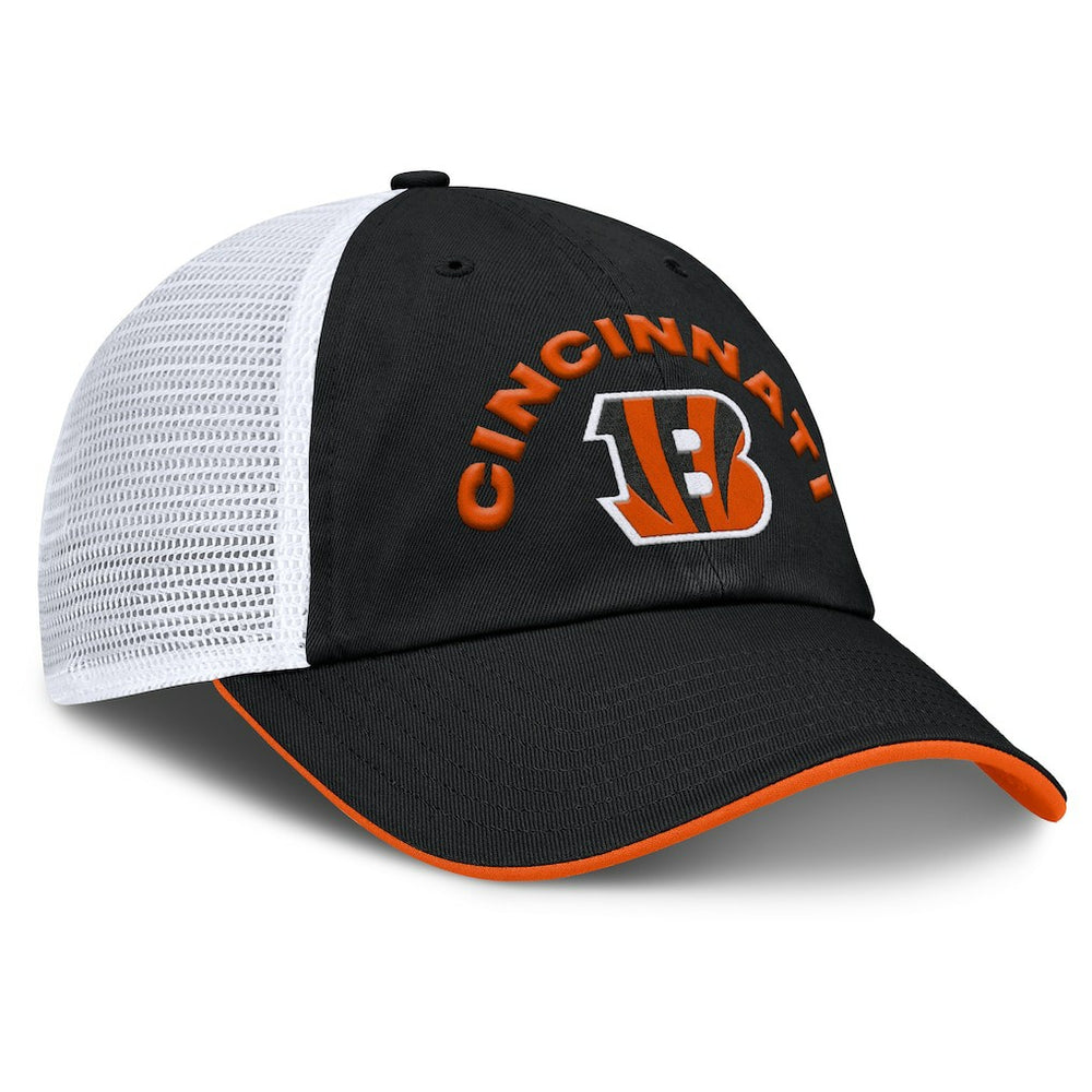 Cincinnati Bengals Reverse Trucker Adjustable Hat Black/White