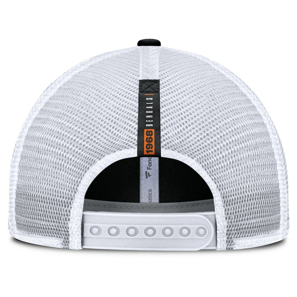 Cincinnati Bengals Reverse Trucker Adjustable Hat Black/White