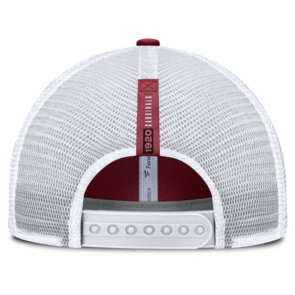 Arizona Cardinals Reverse Trucker Adjustable Hat Cardinal/White