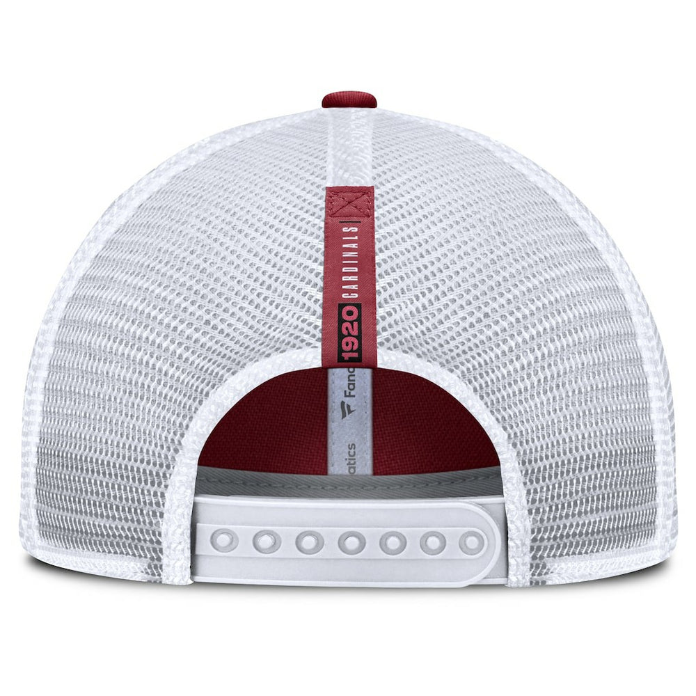Arizona Cardinals Reverse Trucker Adjustable Hat Cardinal/White
