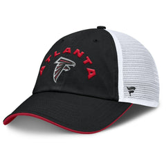 Atlanta Falcons Reverse Trucker Adjustable Hat Black/White