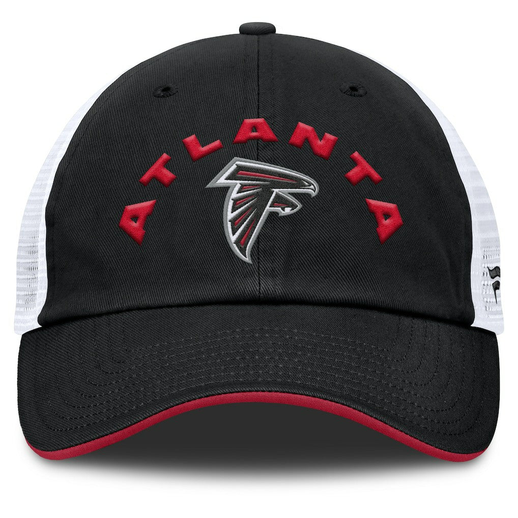 Atlanta Falcons Reverse Trucker Adjustable Hat Black/White