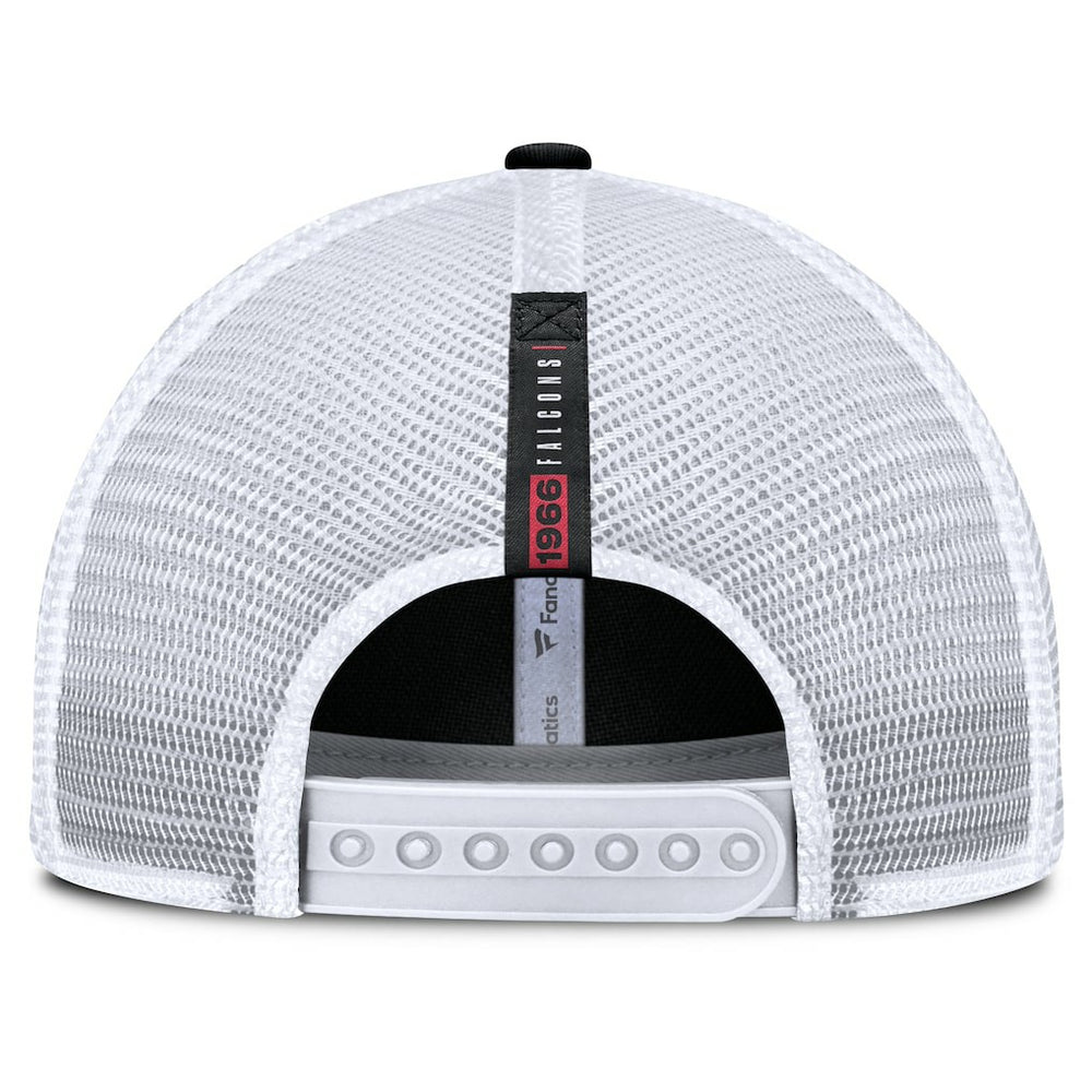Atlanta Falcons Reverse Trucker Adjustable Hat Black/White