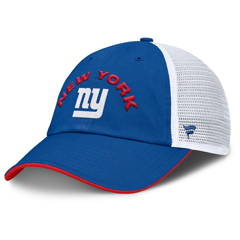 New York Giants Reverse Trucker Adjustable Hat Royal/White